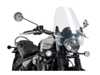 Puig Custom II Screen In Clear for Triumph Bonneville Speedmaster (18-25)