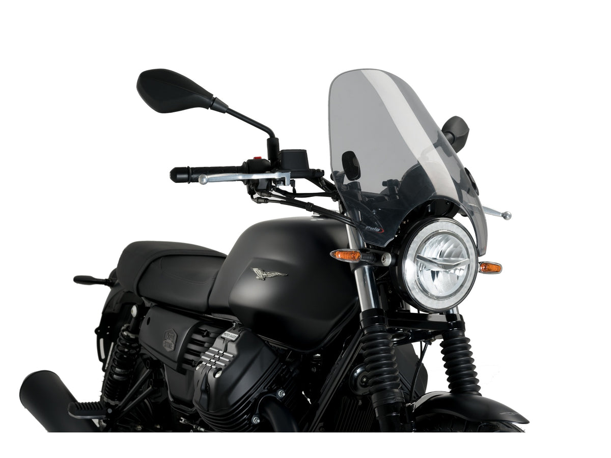 Puig Custom I Screen In Clear for Moto Guzzi V7 Stone (17-22)