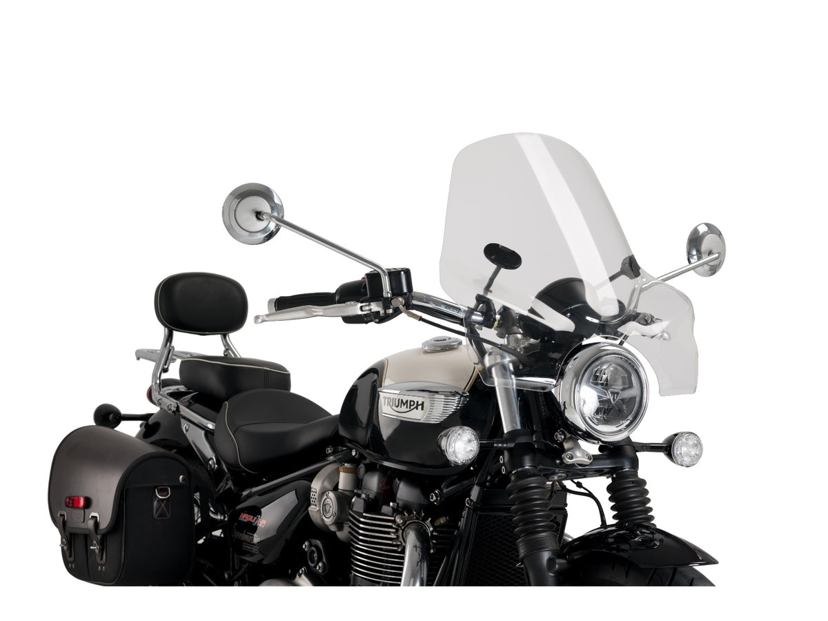 Puig Touring I Screen In Clear for Triumph Bonneville Speedmaster (18-25)