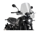 Puig Touring I Screen In Clear for Benelli Leoncino 500 Trail (16-25)