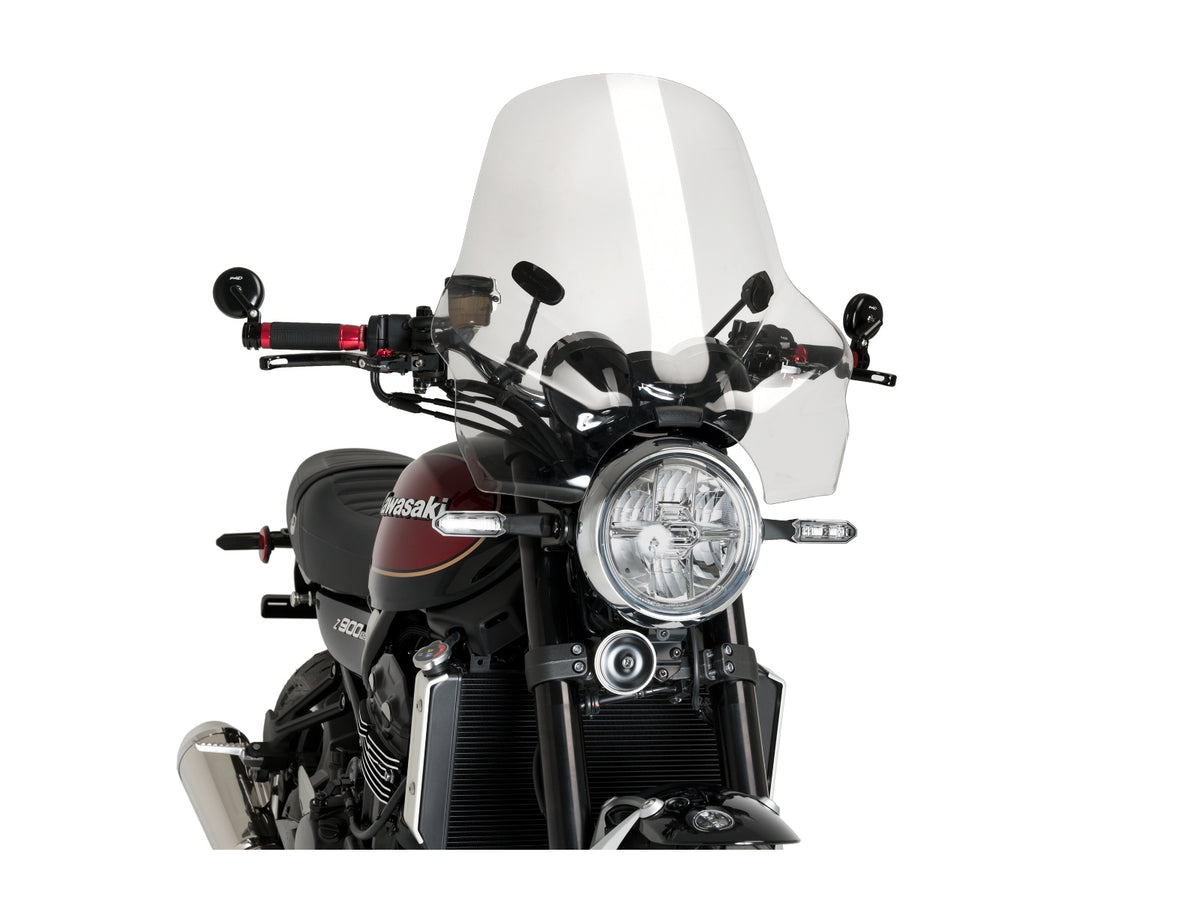 Puig Touring I Screen In Clear for Kawasaki Z900 RS (18-25)