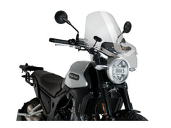 Puig Touring I Screen In Clear for Macbor Eight Mile 500 Street (22-25)