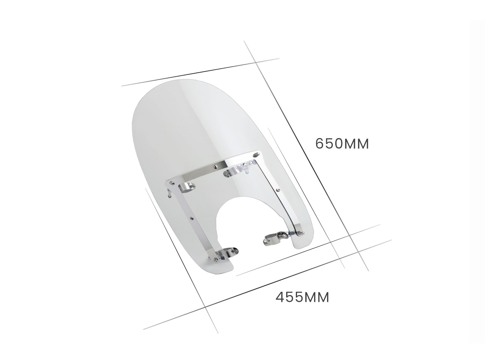 Puig America I Screen In Clear for Yamaha XVS 125 Dragstar (00-09)