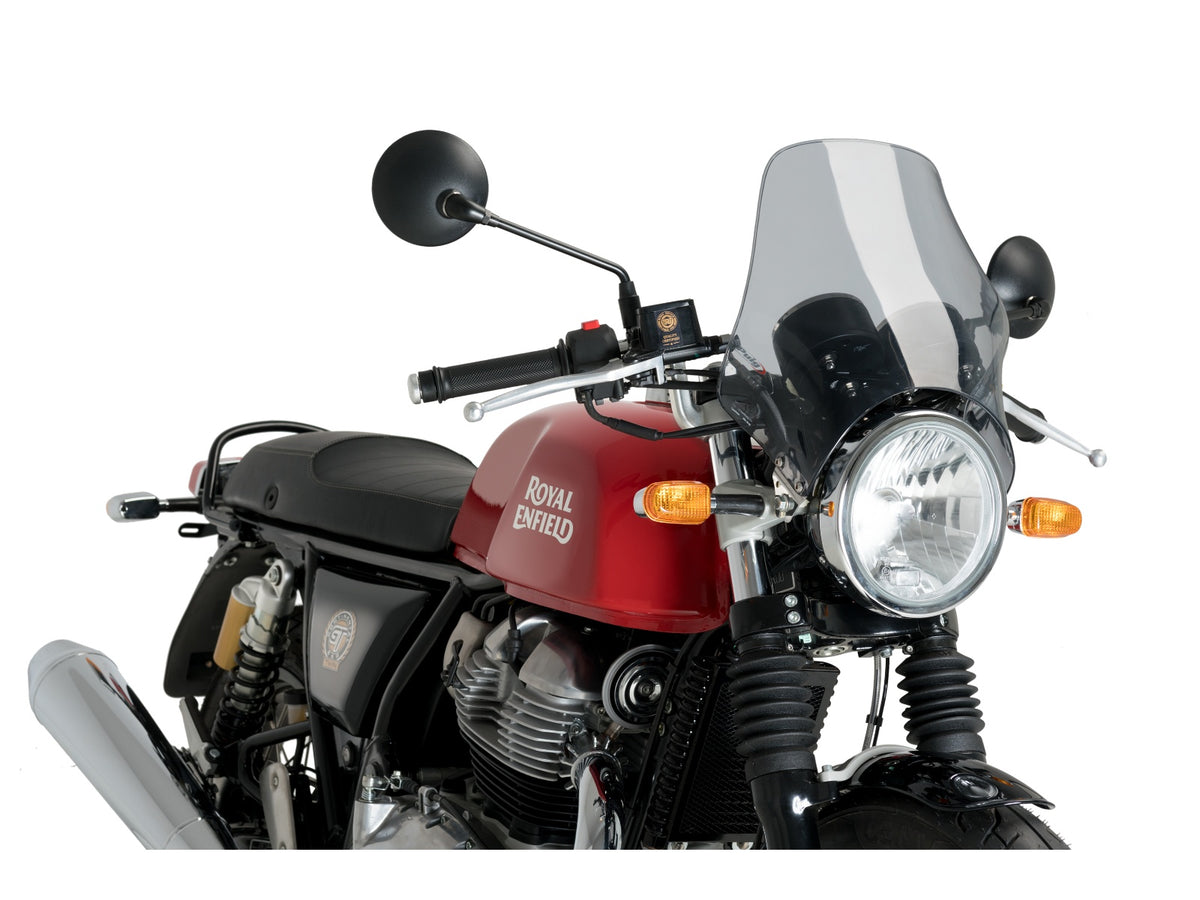 Puig Naked Screen In Light Smoke for Royal Enfield Continental GT 650 (21-25) Main image