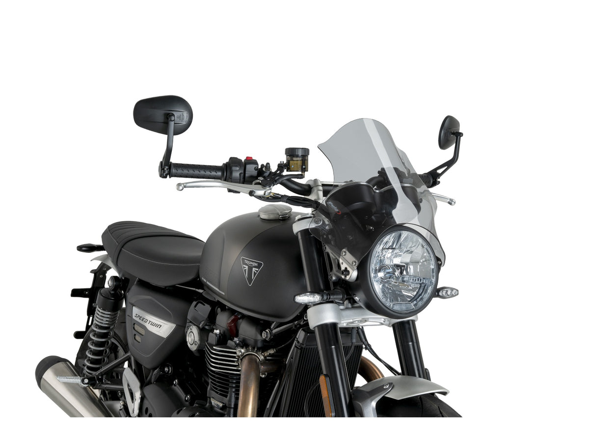 Puig Top Screen In Light Smoke for Triumph Speed Twin 1200 (19-24)