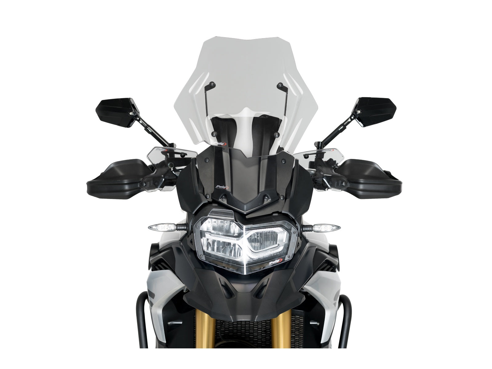 Puig Handlebar Wind Deflectors In Clear for BMW F850 GS (18-23)