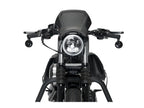 Puig Aluminium Fly Screen In Black for Harley Davidson Sportster 883 Iron XL883N (09-12)