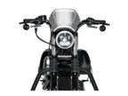 Puig Aluminium Fly Screen In Black for Harley Davidson Sportster 883 Iron XL883N (09-12)