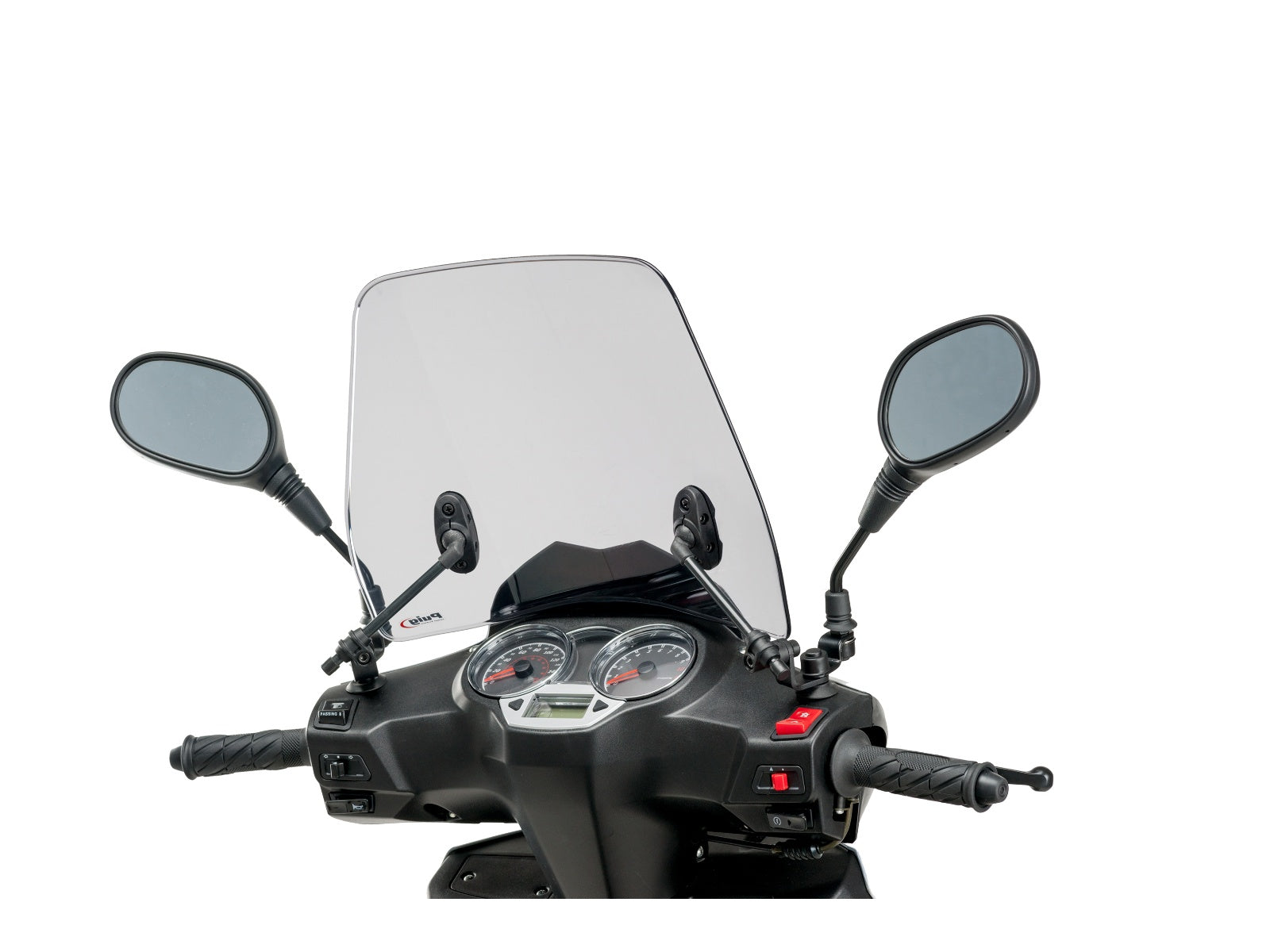 Puig Traffic Screen In Clear for Keeway Logik 125 4T LC (18-20)