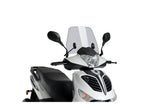 Puig Traffic Screen In Clear for Keeway Logik 125 4T LC (18-20)