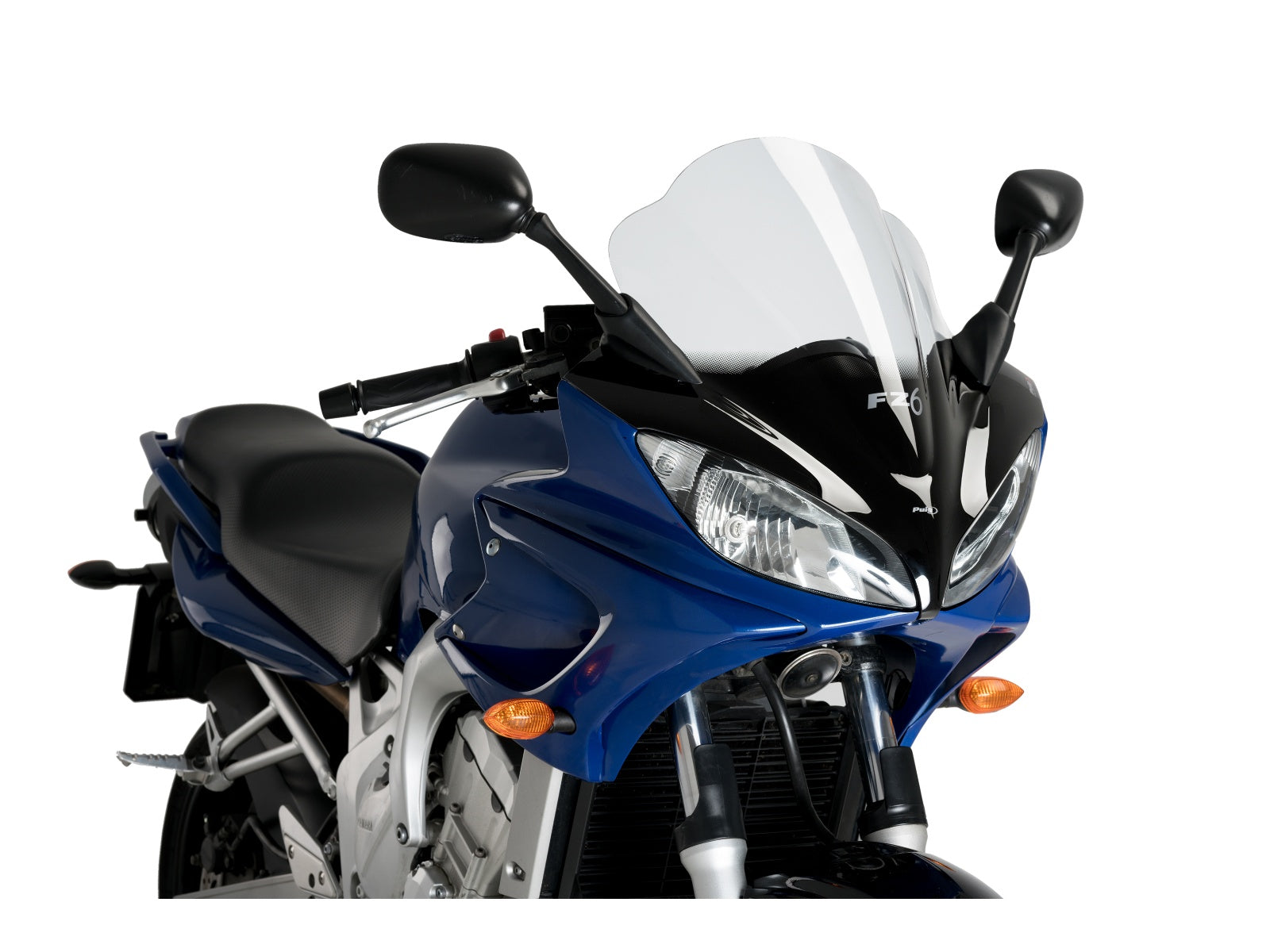 Puig Racing Screen In Clear for Yamaha FZ6 Fazer (04-08)