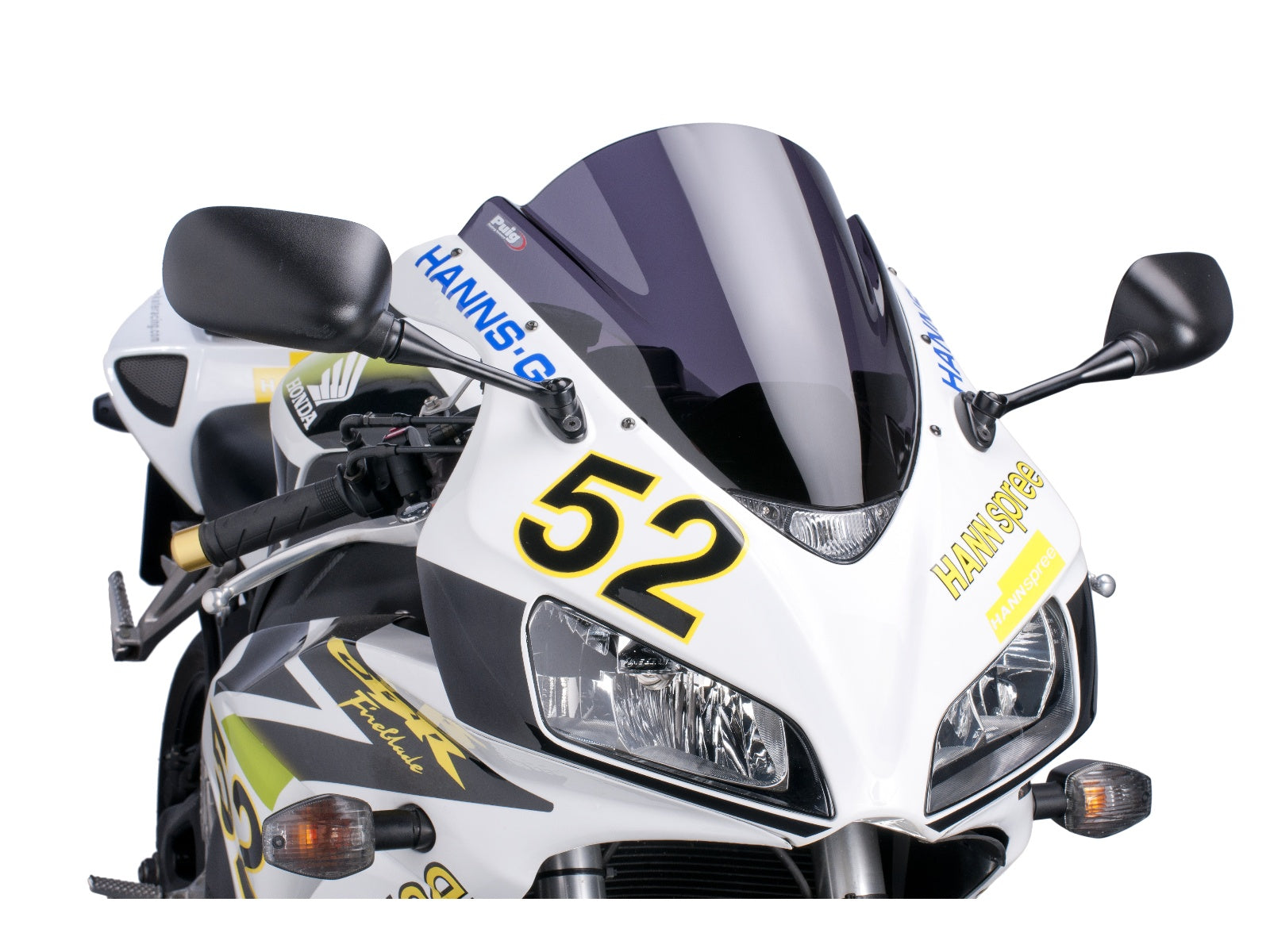 Puig Z-Racing Screen In Clear for Honda CBR1000 RR Fireblade (04-07)