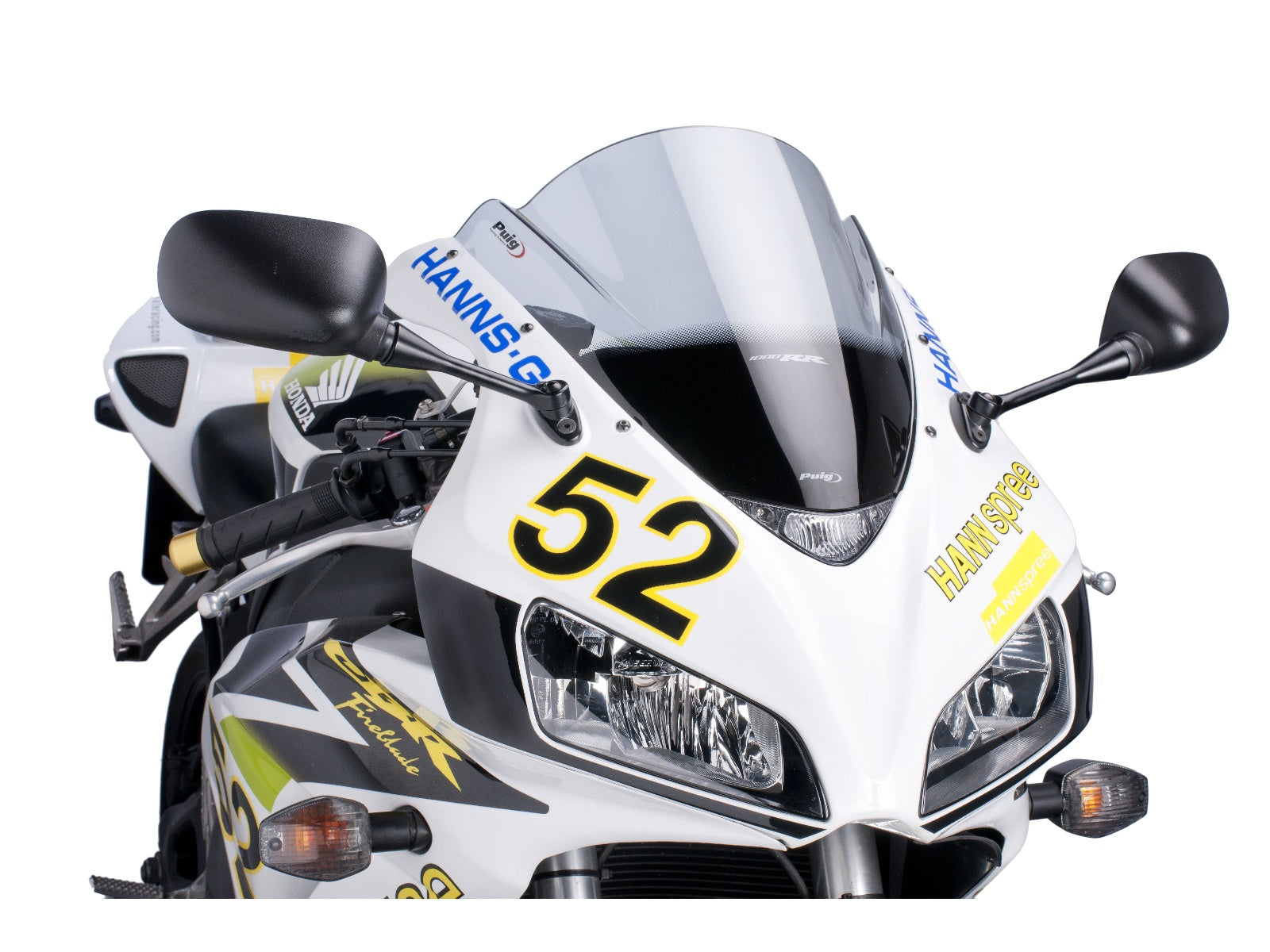 Puig Z-Racing Screen In Clear for Honda CBR1000 RR Fireblade (04-07)