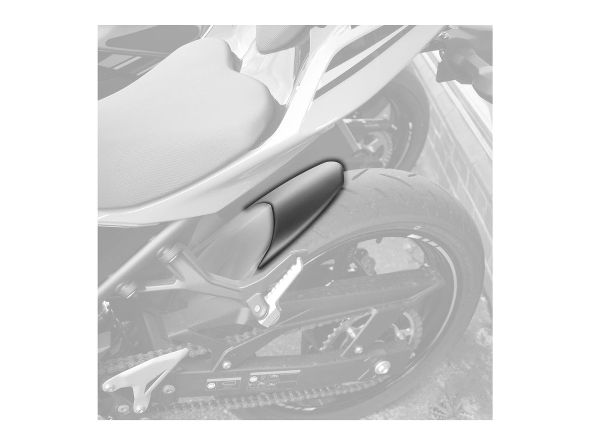 Puig Rear Mudguard Extender In Matt Black for Kawasaki Ninja 400 (18-24)