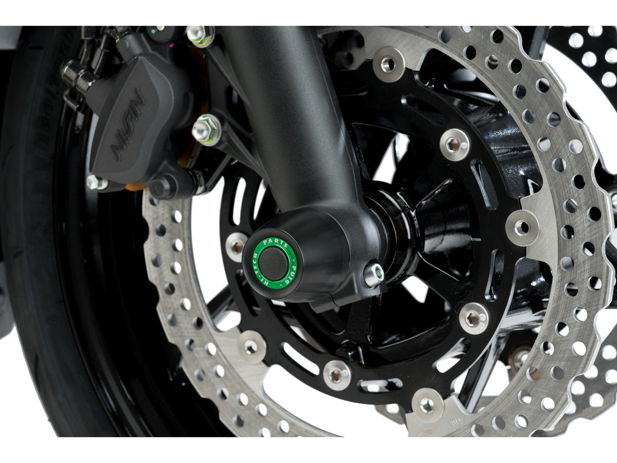 Puig Front Fork Protector In Black for Kawasaki Ninja 650 (17-25)