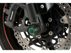Puig Front Fork Protector In Black for Kawasaki Z1000 SX Tourer (17-19)