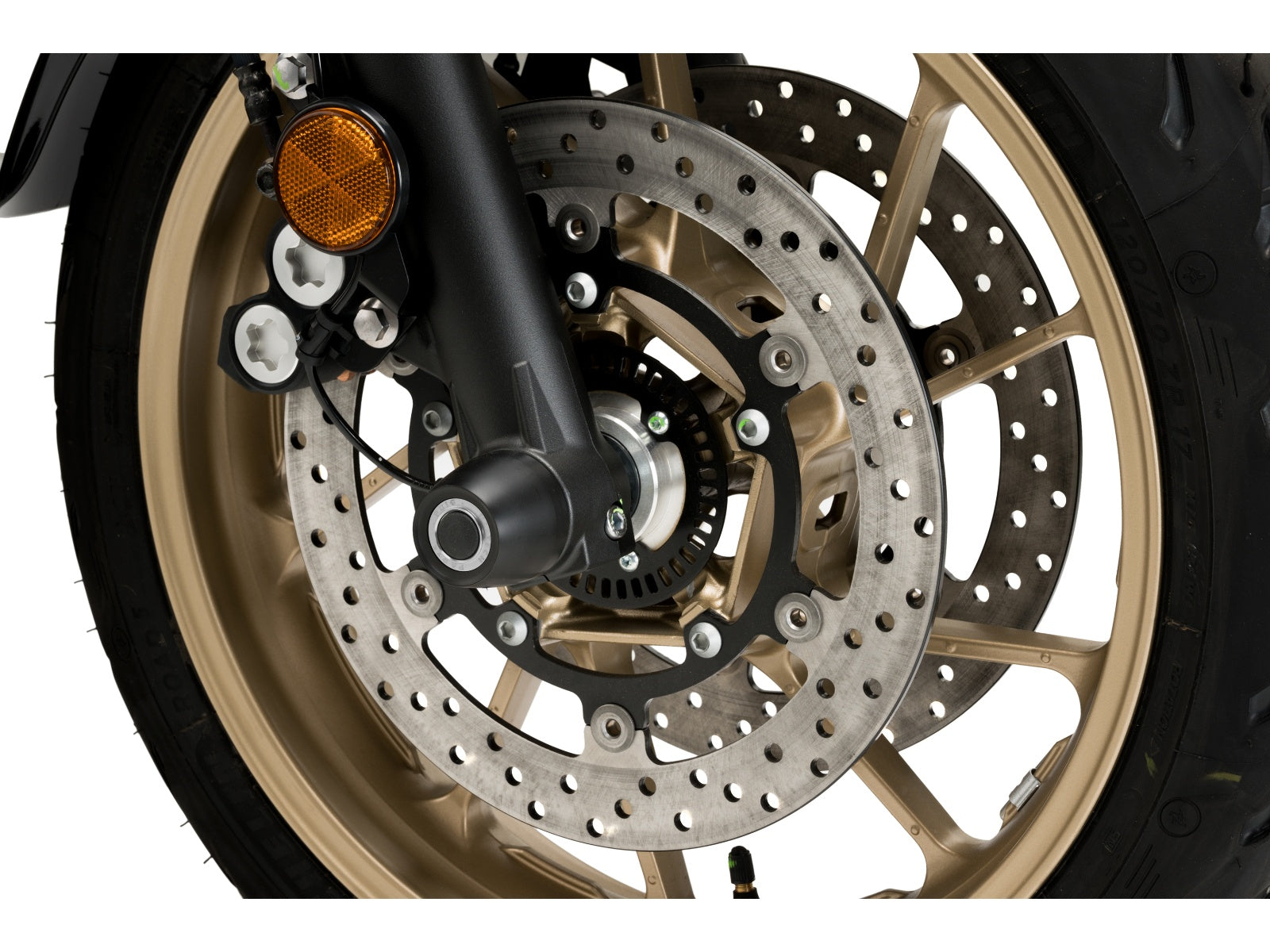 Puig Front Fork Protector In Black for Yamaha XSR 700 (16-25)