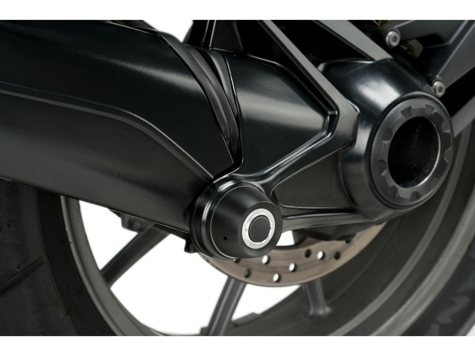 Puig Swing Arm Protector In Black for BMW R1200 R (15-18)