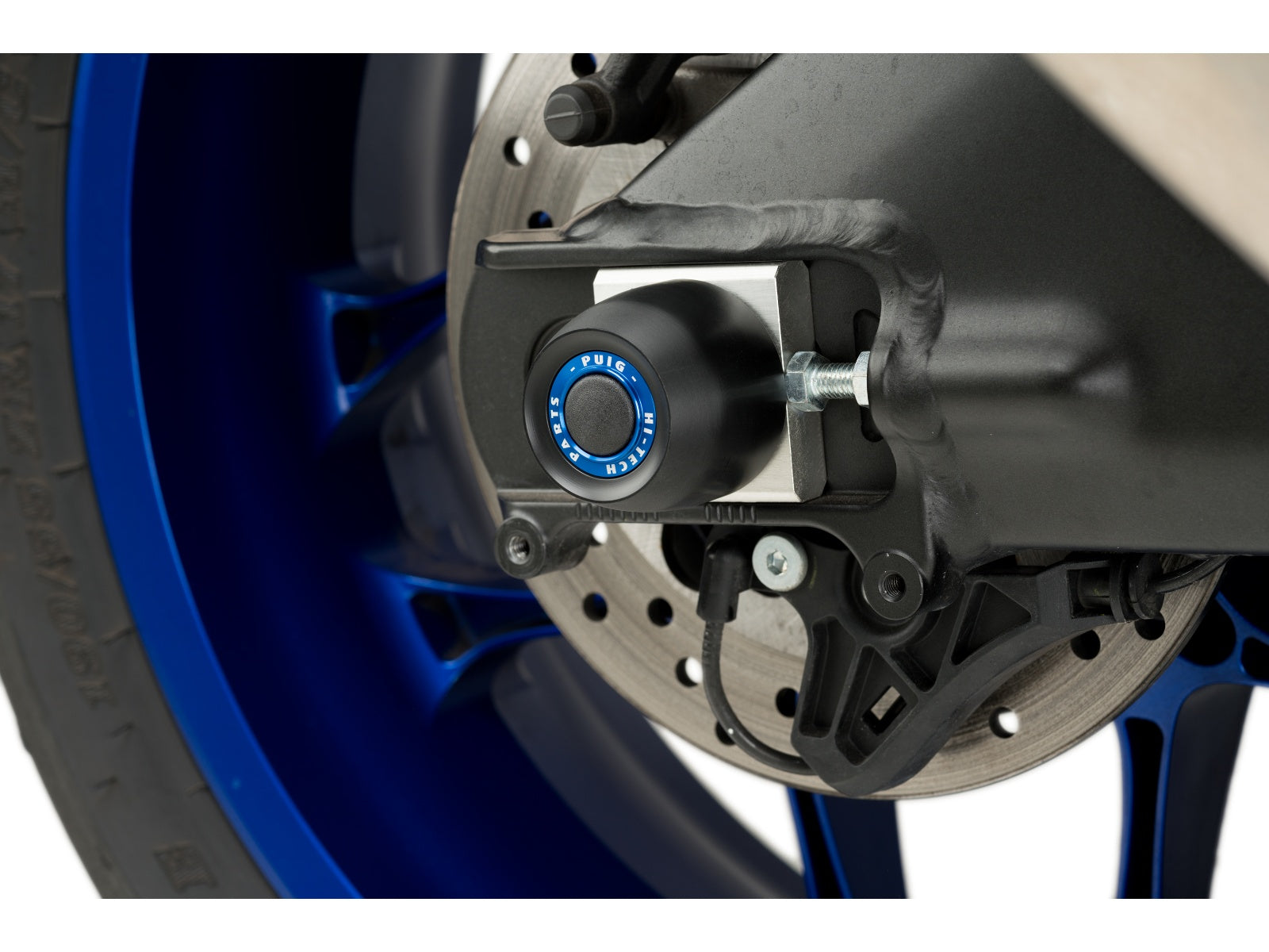 Puig Swing Arm Protector In Black for Yamaha YZF R1 (15-24)