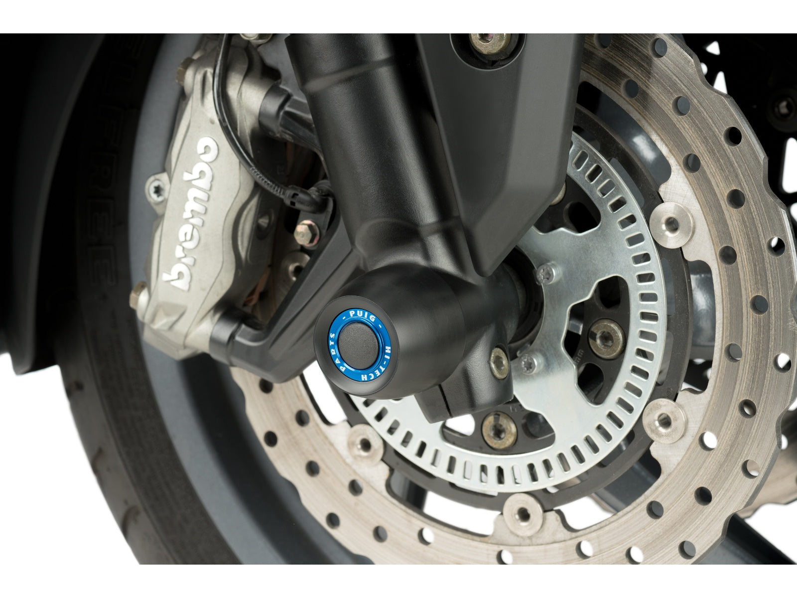 Puig Front Fork Protector In Black for Kymco AK 550 (17-23)