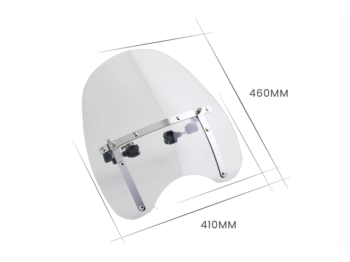 Puig Daytona IV Screen In Clear for Yamaha XV 1700 Road Star Warrior (03-05)