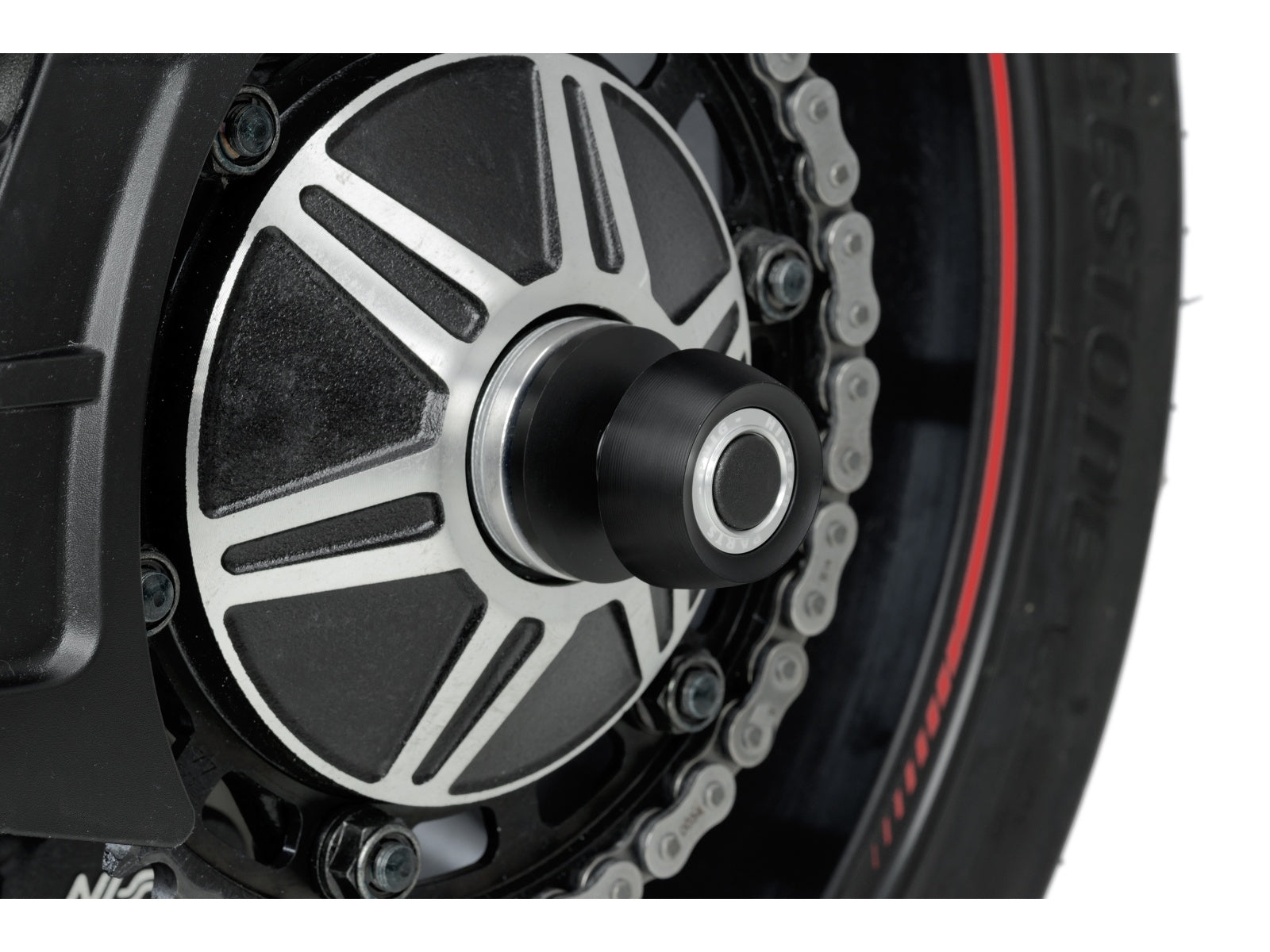 Puig Swing Arm Protector In Black for Honda CB1000 R Neo Sports Cafe (18-25)