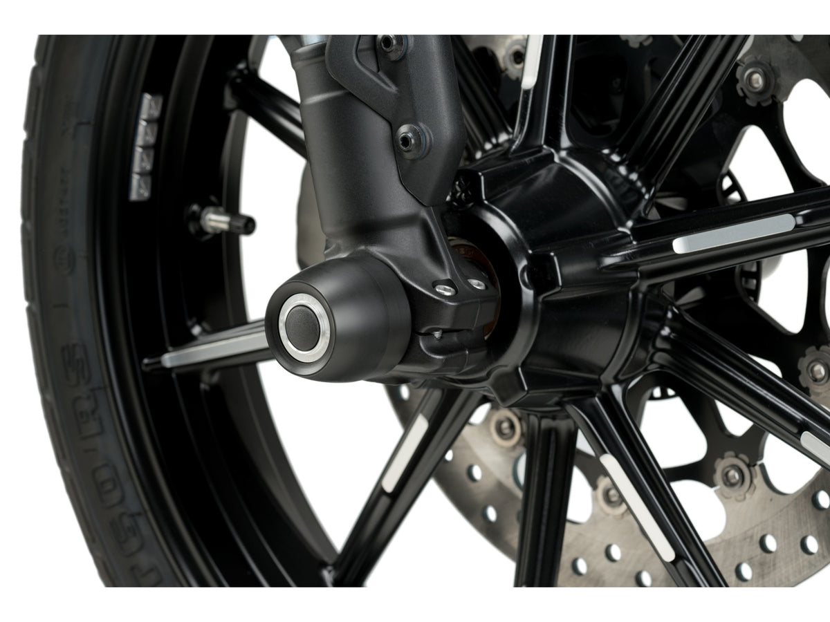 Puig Front Fork Protector In Black for Ducati Scrambler 1100 (18-20)