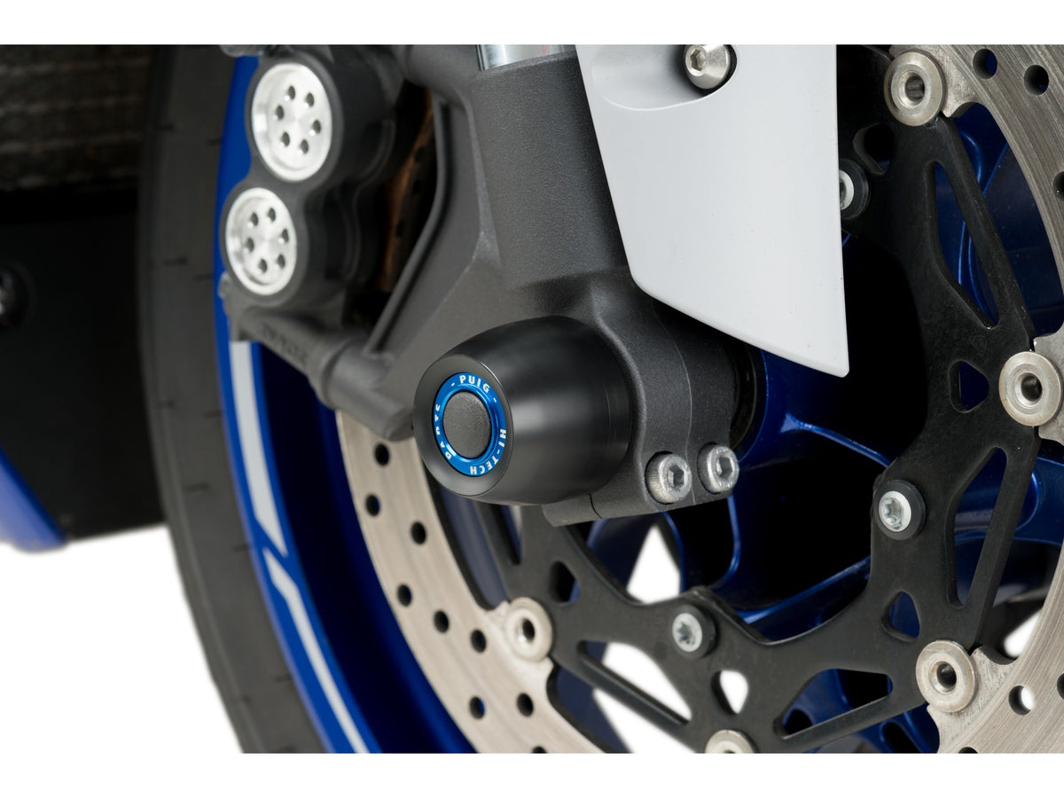 Puig Front Fork Protector In Black for Yamaha YZF R1 (15-24)