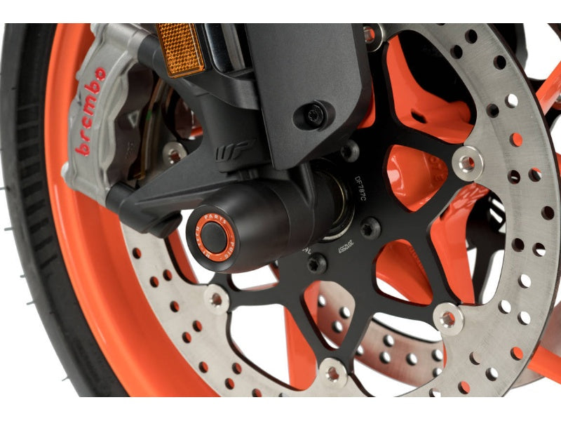 Puig Front Fork Protector In Black for KTM 890 Duke (21-23)
