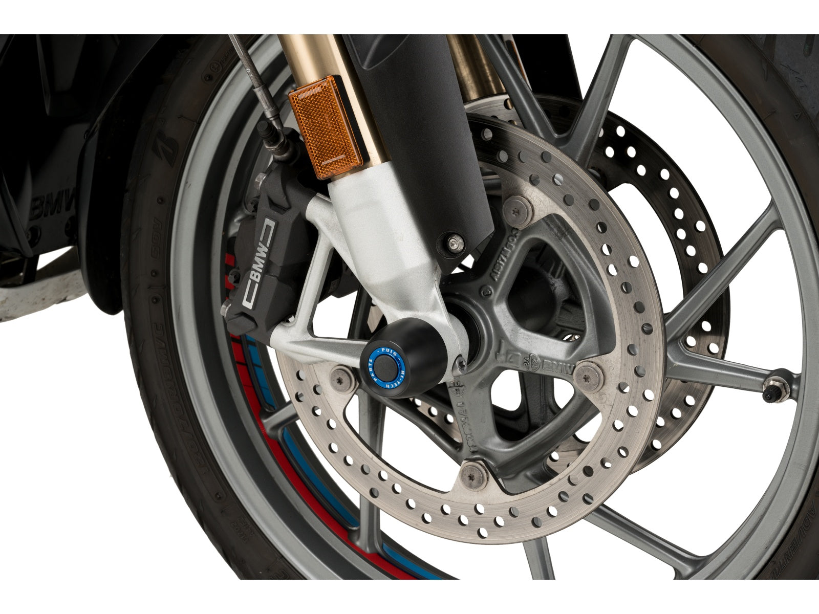 Puig Front Fork Protector In Black for BMW R1250 GS Adventure (18-24)