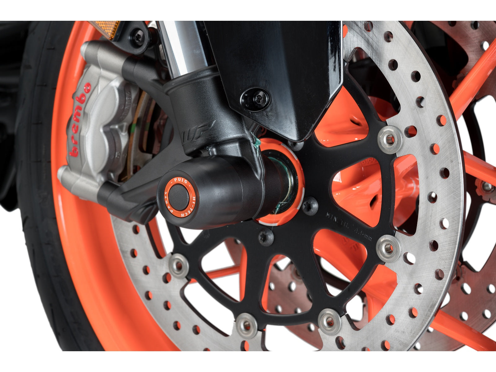 Puig Front Fork Protector In Black for KTM 1290 Super Duke R (14-24)