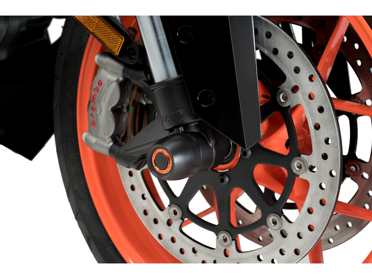 Puig Front Fork Protector In Black for KTM 1290 Super Duke GT (16-24) Main image