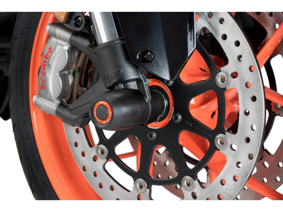 Puig Front Fork Protector In Black for KTM 1290 Super Duke R Evo (22-23)
