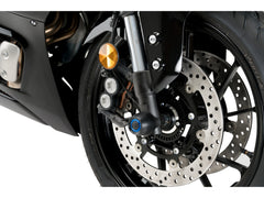 Puig Front Fork Protector In Black for Yamaha YZF R7 (22-25)