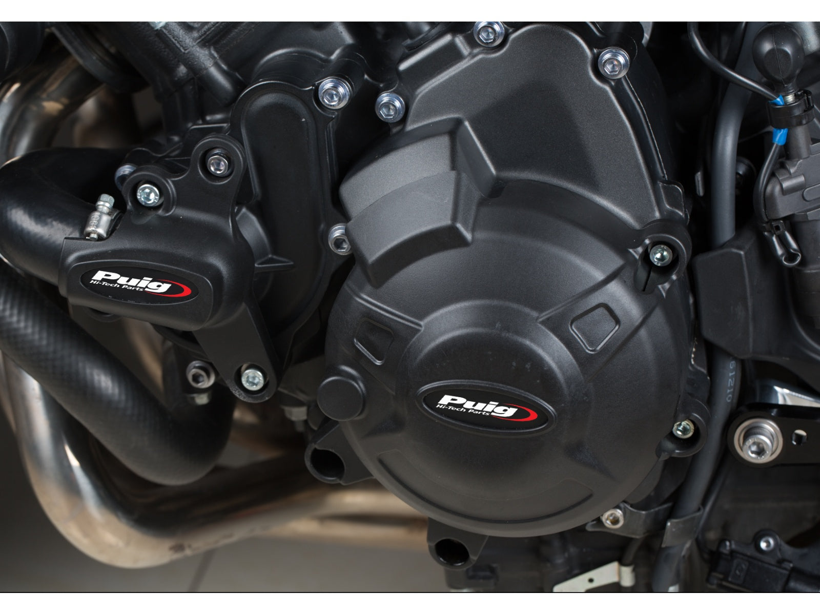 Puig Engine Cover In Black for Yamaha Tracer 900 GT (18-20)