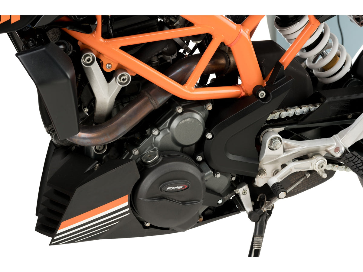 Puig Engine Cover In Black for KTM 390 Duke (14-15) Main image