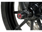 Puig Front Fork Protector In Black for Ducati Scrambler Icon (15-25)