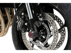 Puig Front Fork Protector In Black for Triumph Street Scrambler 900 (17-19)