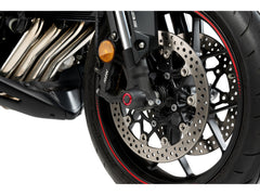 Puig Front Fork Protector In Black for Honda CB650 R Neo Sports Cafe (19-25)