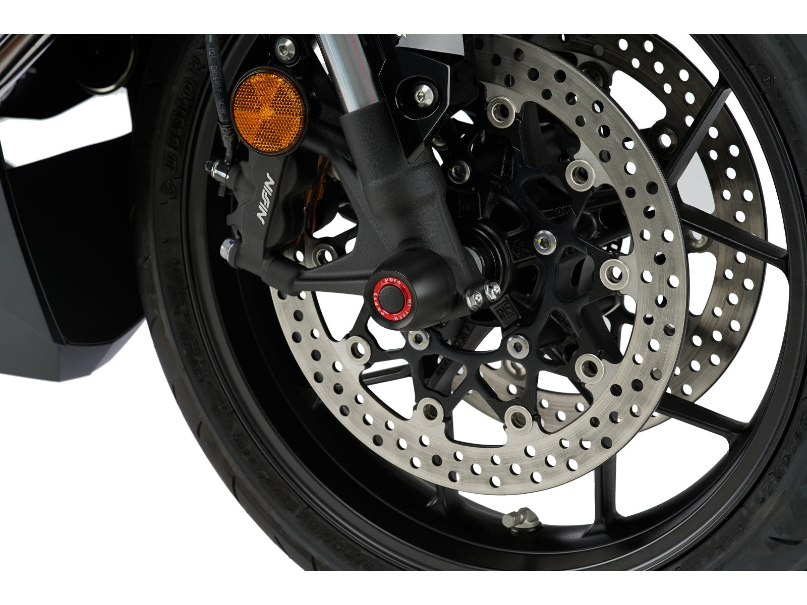Puig Front Fork Protector In Black for Honda CBR650 R (19-25)