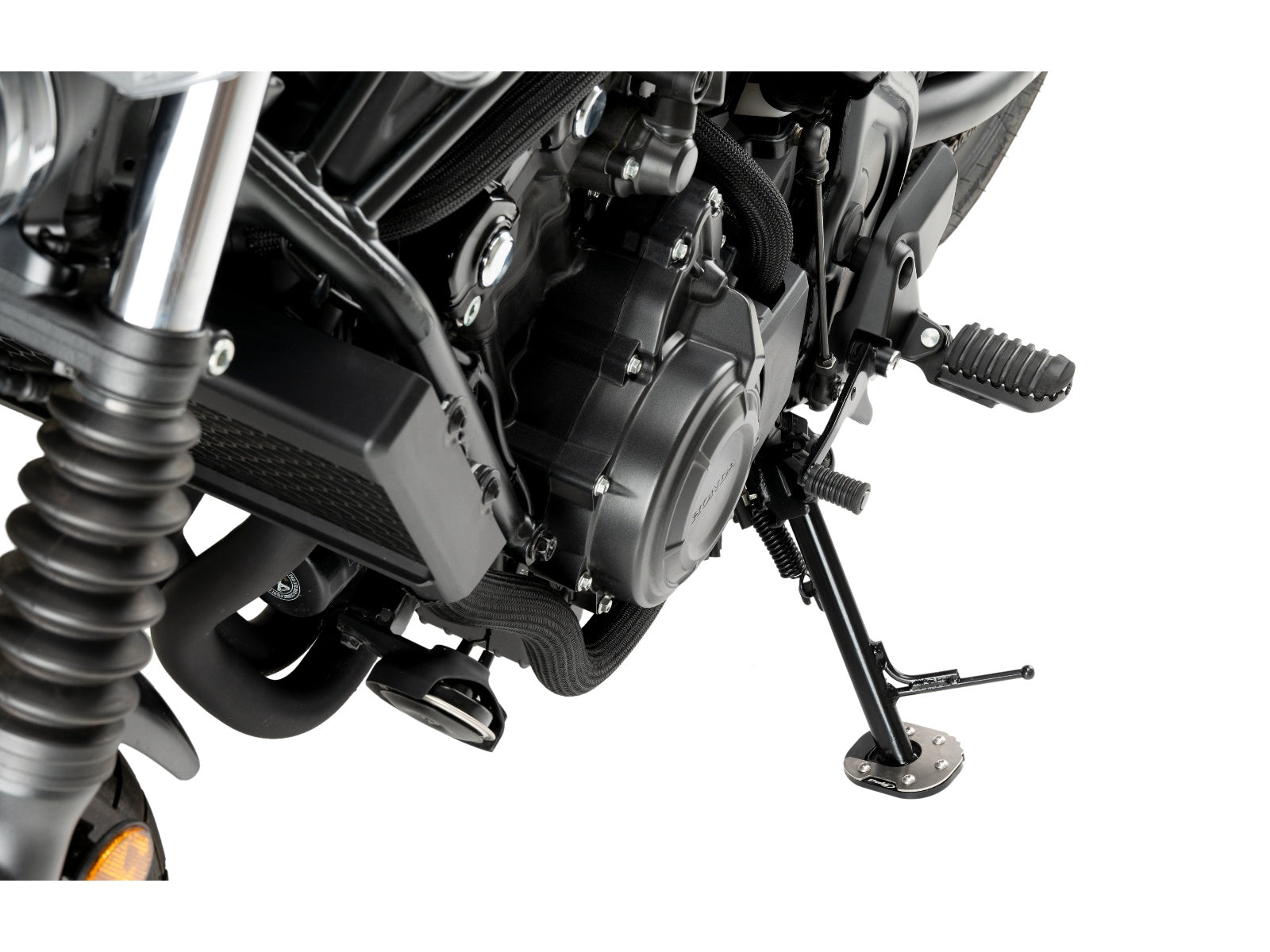 Puig Kickstand Extension Pad In Black for Honda CL500 (23-25)