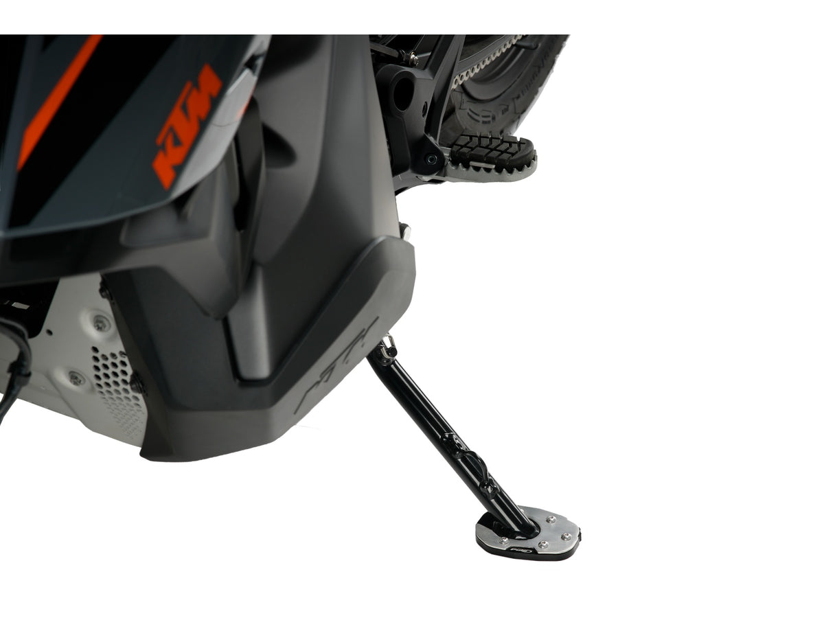 Puig Kickstand Extension Pad In Black for KTM 890 Adventure (21-24)