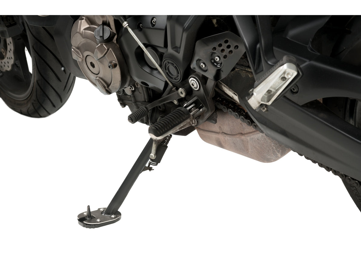 Puig Kickstand Extension Pad In Black for Yamaha MT-07 ABS (14-16)
