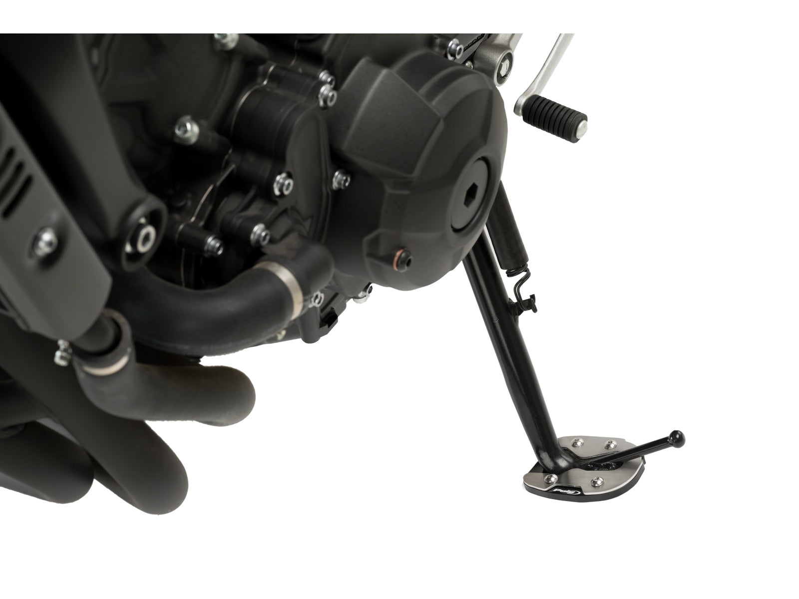Puig Kickstand Extension Pad In Black for Yamaha XSR 900 (16-21)