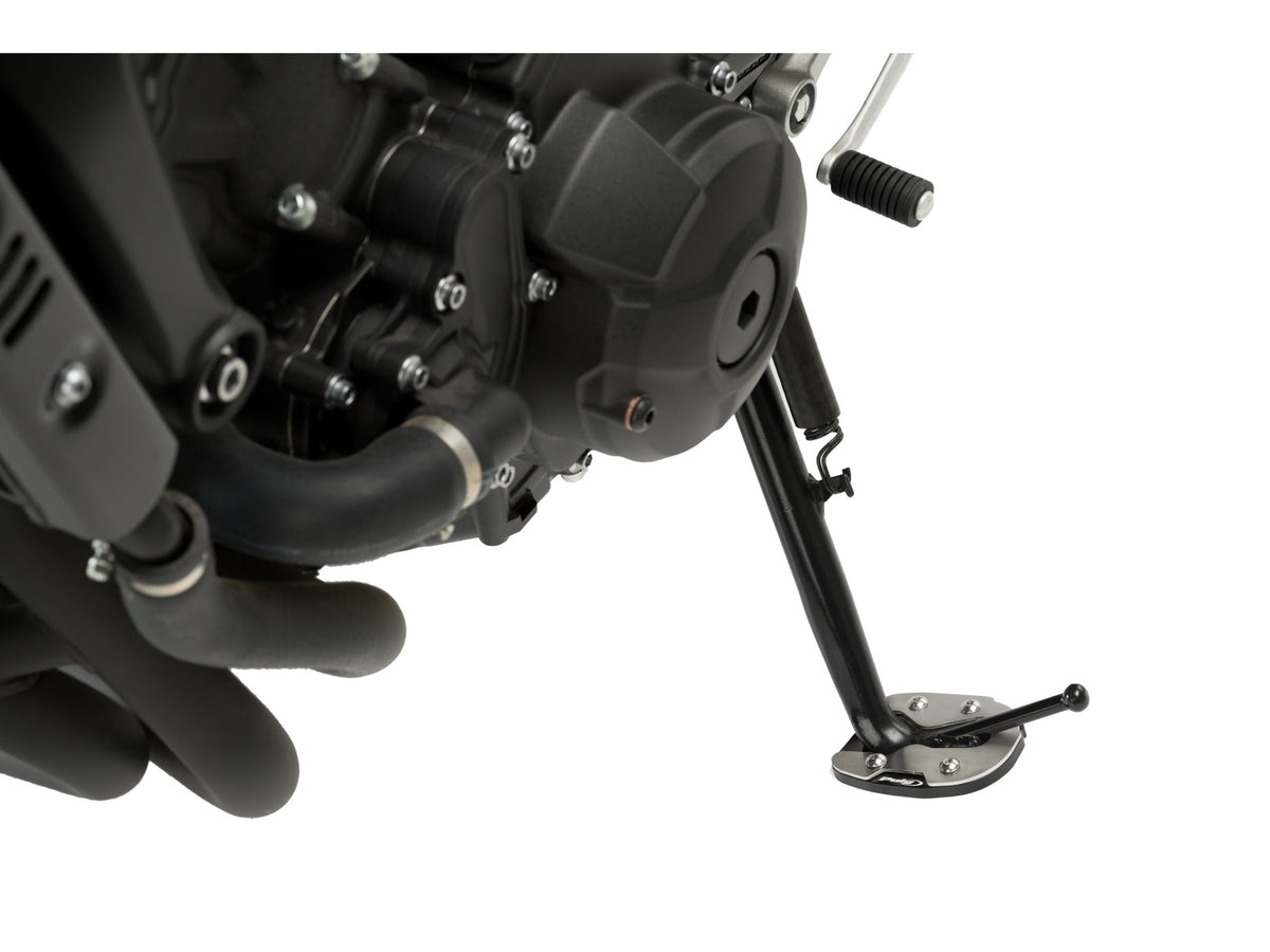 Puig Kickstand Extension Pad In Black for Yamaha Tracer 900 (18-20)