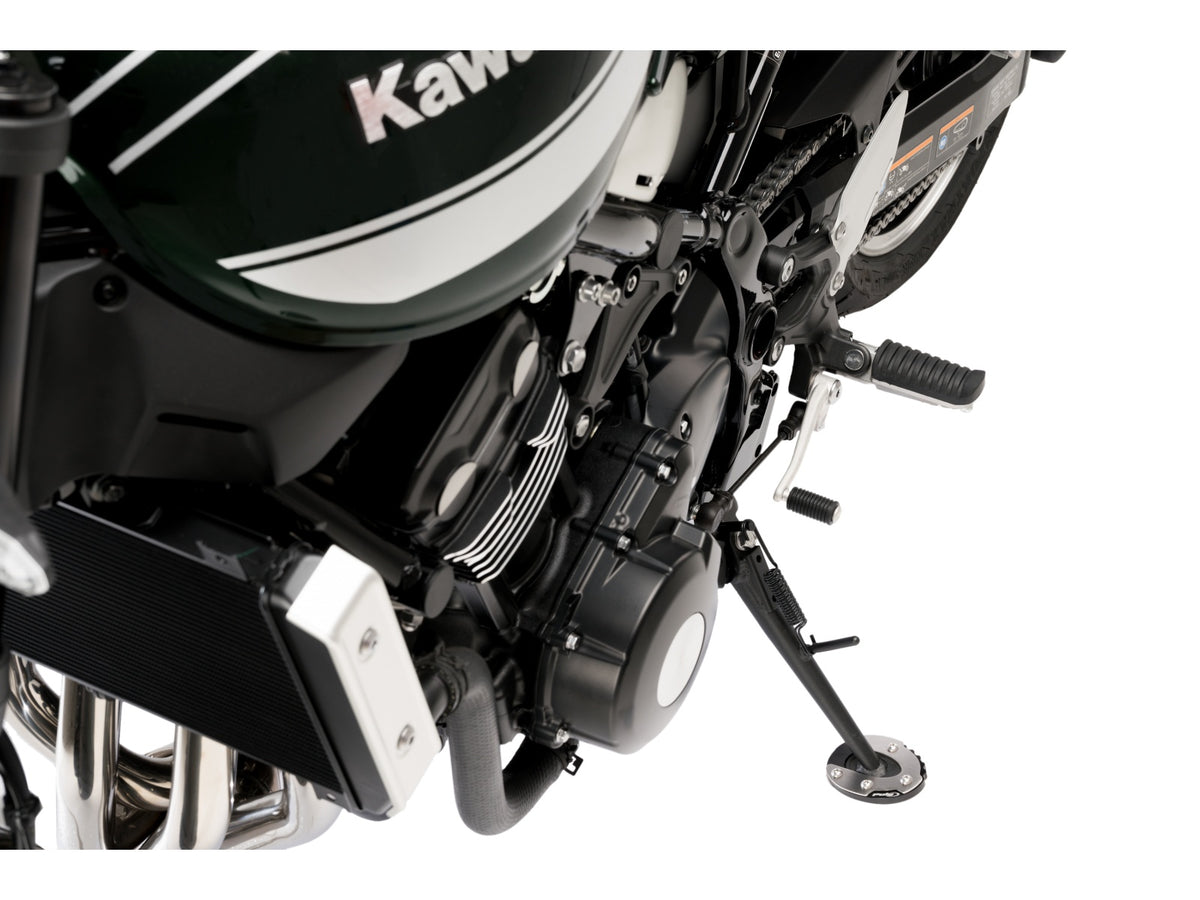 Puig Kickstand Extension Pad In Black for Kawasaki Ninja 1000 SX (20-24)