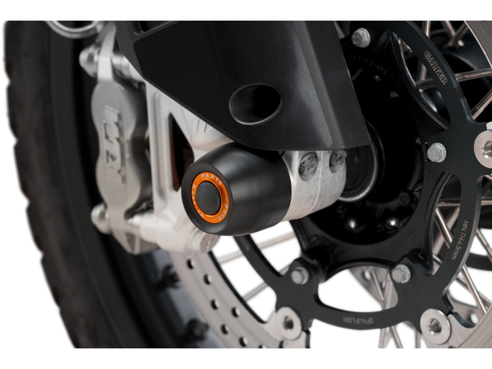 Puig Front Fork Protector In Black for KTM 790 Adventure R (19-20)