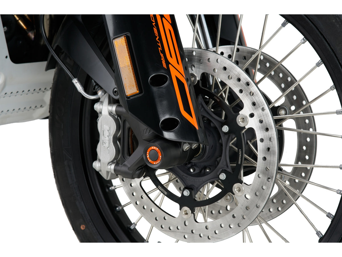 Puig Front Fork Protector In Black for KTM 890 Adventure (21-24) Main image
