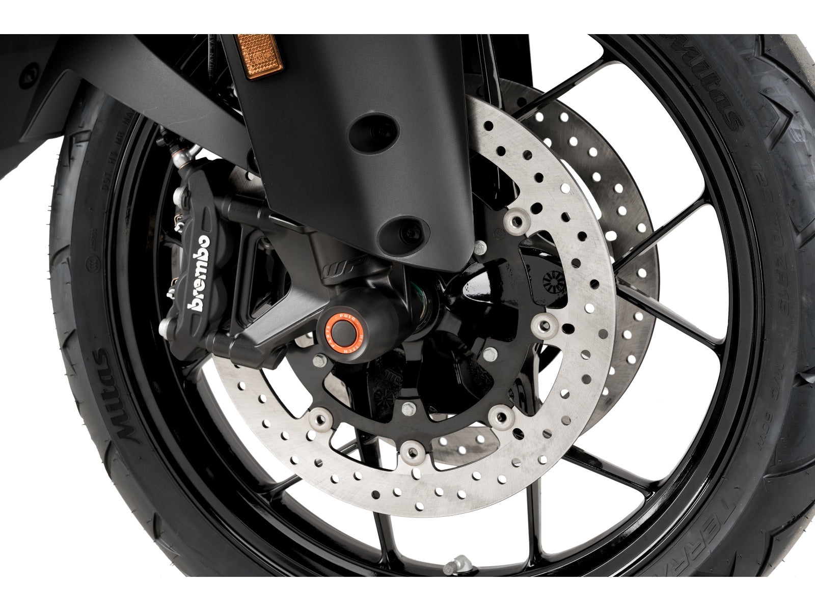 Puig Front Fork Protector In Black for KTM 1290 Super Adventure S (21-24)