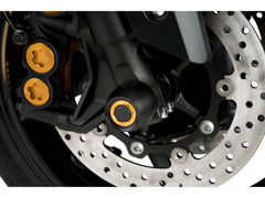 Puig Front Fork Protector In Black for Yamaha TMax 530 DX (17-19)